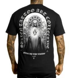 Sullen Men's Maria Muerte Standard Black Short Sleeve T Shirt L von Sullen