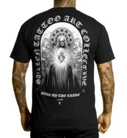 Sullen Men's Maria Muerte Standard Black Short Sleeve T Shirt M von Sullen