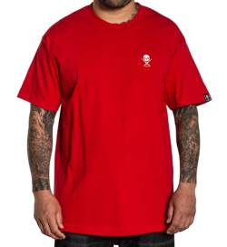 Sullen Men's Standard Issue Red/White Short Sleeve T Shirt L von Sullen