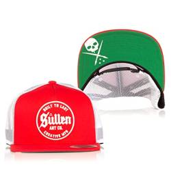 Sullen Men's Weld Trucker Red/White Snapback Hat von Sullen