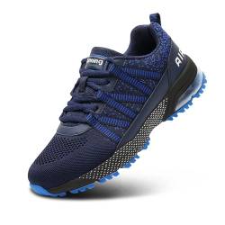 Sumateng Laufschuhe Herren Damen Turnschuhe Leicht Sporttrainer Luftstoßdämpfung Sportschuhe Atmungsaktiv Walkingschuhe Fitness Joggingschuhe Athletic Outdoor Sneakers DarkBlue41 von Sumateng