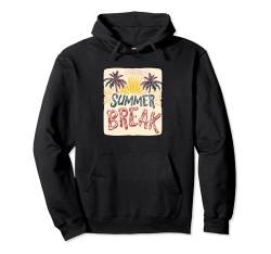 Frische Sommerfarben mit Pausen- und Urlaubsliebhabern Pullover Hoodie von Summer Break Costume
