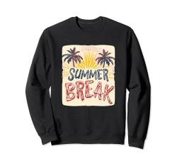 Frische Sommerfarben mit Pausen- und Urlaubsliebhabern Sweatshirt von Summer Break Costume