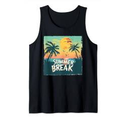 Meer und Palmen für Urlaub und Sommerpause Tank Top von Summer Break Costume