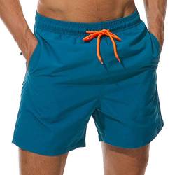 Summer Code Badehose für Herren mit Reißverschlusstasche Männer Schwimmhose Boardshorts für Männer Sporthose kurz, Badehose Herren lang M-4XL von Summer Code