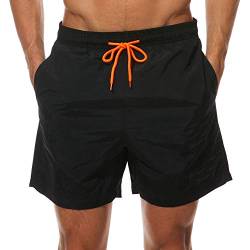 Summer Code Badehose für Herren mit Reißverschlusstasche Männer Schwimmhose Boardshorts für Männer Sporthose kurz, Badehose Herren lang M-4XL von Summer Code