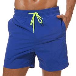 Summer Code Badehose für Herren mit Reißverschlusstasche Männer Schwimmhose Boardshorts für Männer Sporthose kurz, Badehose Herren lang M-4XL von Summer Code