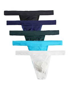 Summer Code Herren Low Rise Mesh Slips String Sexy Tanga Unterwäsche von Summer Code