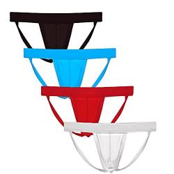 Summer Code Herren Sexy Strings mit Ausbuchtung Bikini Jockstrap Elastisches Thong von Summer Code