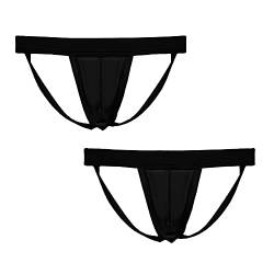 Summer Code Herren Sexy Strings mit Ausbuchtung Bikini Jockstrap Elastisches Thong von Summer Code