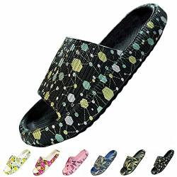 Sumvov Cozyslides Original Damen Schlappen 100% EVA Super Weich Rutschfest Badeschuhe Cozislides Original Hausschuhe Damen von Sumvov