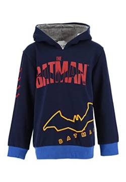 Batman Pullover mit Kapuze Kinder Sweatshirt Kapuzenpullover für Jungen, Farbe:Dunkel-Blau, Größe Kids:98 von Sun City