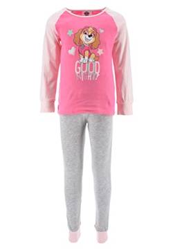 Paw Patrol Skye Kinder Mädchen Pyjama Schlafanzug, Farbe:Pink, Größe Kids:104 von Sun City