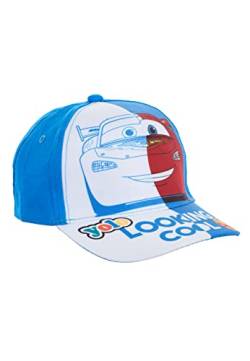 Sun City Cars Lightning McQueen Kinder Kappe Jungen Baseball-Cap Mütze Sommer-Hut, Farbe:Blau, Größe:52 von Sun City