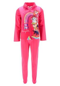 Sun City Mädchen Sportanzug Mit Paw Patrol/Frozen Trainingsanzug Sweat-Jacke mit Jogging-Hose Freizeitanzug Reißverschluss Kapuzenpullover Paw Patrol Hellrosa 3 jahre von Sun City