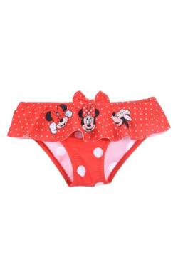 Sun City Minnie Mouse Kinder Mädchen Badehose Badeslip Heritage, Farbe:Rot, Größe Kids:92 von Sun City