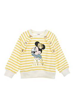 Sun City Minnie Mouse Miss Sailor Kinder Mädchen Pullover Sweat-Shirt Sweater, Farbe:Gelb, Größe Kids:116 von Sun City
