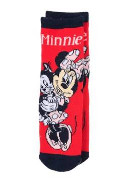 Sun City Minnie Mouse Socken Anti-Rutsch-Socken Stopper-Socken Kinder Mädchen, Größe:23/26 von Sun City