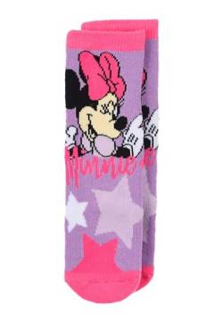 Sun City Minnie Mouse Socken Anti-Rutsch-Socken Stopper-Socken Kinder Mädchen, Größe:31/34 von Sun City