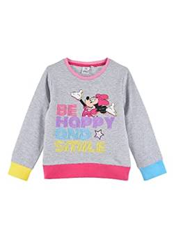 Sun City Minnie Mouse Sweatshirt Pullover Langarm Oberteil (Grau, 128) von Sun City