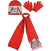 Sun City Mütze & Schal & Handschuhe Minnie Maus Mädchen Winter Strick Set 3 tlg. Mouse (3-tlg) von Sun City