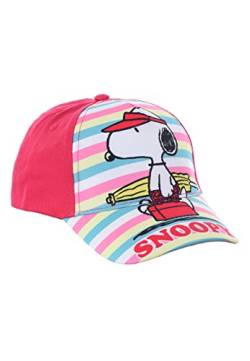 Sun City Peanuts Snoopy Kinder Kappe Mädchen Baseball-Cap Mütze, Farbe:Pink, Größe:52 von Sun City