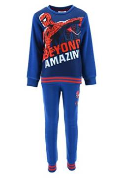Sun City Spider-Man Kinder Jungen Sweat-Shirt mit Jogging-Hose Jogging-Anzug Trainings-Anzug, Größe Kids:98 (98) von Sun City