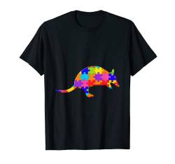 Armadillo pangolin Puzzle Autism Puzzle T-Shirt von SunFrot