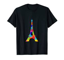 Eiffelturm Paris Puzzle Autism Puzzle T-Shirt von SunFrot