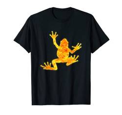 Frosch Amphibie Feuer Flammen brennen T-Shirt von SunFrot
