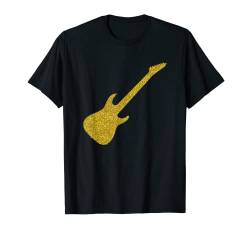 Gitarre Ukulele Gitarrist Vintage, Goldenes Retro-Symbol T-Shirt von SunFrot