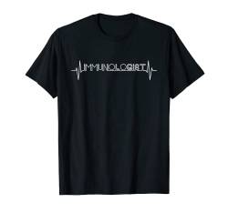 Immunologe Vintage-Herzschlag-Name T-Shirt von SunFrot