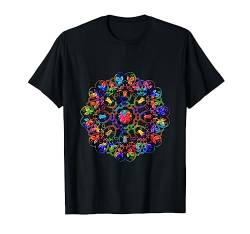 Mandala Blumenverzierung Puzzle Autism Puzzle T-Shirt von SunFrot