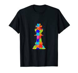 Schach-König Puzzle Autism Puzzle T-Shirt von SunFrot