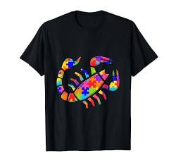 Scorpion Scorpio Puzzle Autism Puzzle T-Shirt von SunFrot