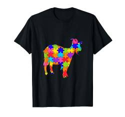 Ziege Puzzle Autism Puzzle T-Shirt von SunFrot