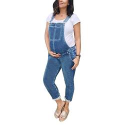 Suncolour Denim Mutterschafts Latzhose Mutterschaft Denim Schwangerschaft Latzhose Schwangerschaft Mode Overalls von Suncolour