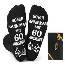 Sunia Lustige Socken Geschenke für Männer, Anti-Rutsch Socken Herren,Geschenkideen für Papa Opa, Ich Liebe Dich Geschenke für Ehemann,Geschenk 40/50/60 Geburtstag Mann,Baumwolle Socken Geschenke 38-46 von Sunia