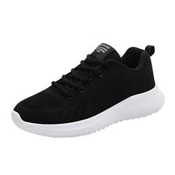 Damen Sneaker Weiss Plateau Laufschuhe Sportschuhe Sale Leichtgewichts Schuhe Frauen Elegant Casual Plattform Fitnessschuhe Outdoor Jogging Straßenlaufschuhe von Sunnyuk