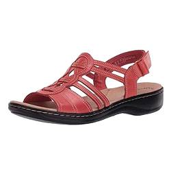 Sandalen Damen Weite H Hausschuhe Sommer Geschlossen Große flache Damen-Sandalen, leichte, dicke Unterseite, flache Damen-Sandalen, Rutschen, Hausschuhe Equipment Schuhe Damen von Sunnyuk