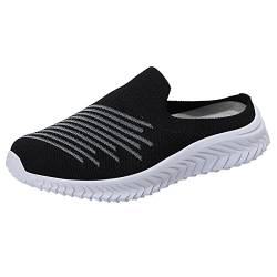 Sneaker Damen Bunt 38 Turnschuhe Damen Weiss Leder Mesh Atmungsaktive Sportlich Schuhe Frauen Sportschuhe Weiss Hoch Freizeitsportschuhe Plate Schuhe für Gehen Laufen Joggen Sports von Sunnyuk