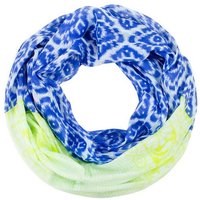 Sunsa Halstuch Damen Loop Schal. 100% Baumwolle Schlauchschal. Loopschal mit Blumen Design. Damen Accessoires: Rundschals,Scarf Tücher und Schals als Geschenk für Frauen/ Freundin, Abstract Aufdruck von Sunsa