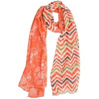 Sunsa Modeschal Damen Schal Tuch. Baumwolle Halstuch. Sommer Scarf als Geschenkideen für Frauen. Tuch mit Blumen Aufdruck & modern bohemian Design., Abstract Moderne Design von Sunsa