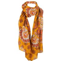 Sunsa Modeschal Damen Schal Tuch. Baumwolle Halstuch. Sommer Scarf als Geschenkideen für Frauen. Tuch mit Blumen Aufdruck & modern bohemian Design., Blumenmotive Aufdruck von Sunsa