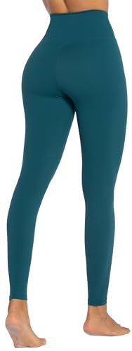 Sunzel Damen-Workout-Leggings mit hoher Taille und Bauchkontrolle, Tiefengrün., S von Sunzel