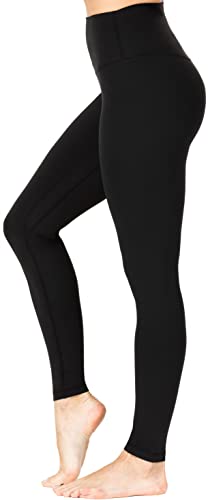 Sunzel Workout-Leggings für Frauen, Kniebeugenfest, hohe Taille, Yogahose, 4-Wege-Stretch, butterweich, Schrittlänge 71,1 cm (schwarz), XX-Large von Sunzel