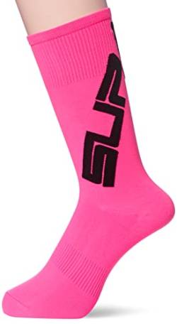 Supacaz Unisex SUPASOX-Socken Twisted, Neon Pink, M von Supacaz