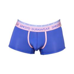 Supawear - Männer Unterwäsche - Herren Boxer - Dual Trunk Colour Blocked - Blau - 1 x Größe L von Supawear