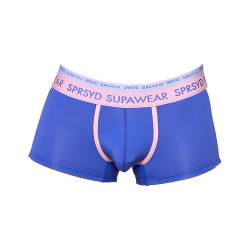 Supawear - Männer Unterwäsche - Herren Boxer - Dual Trunk Colour Blocked - Blau - 1 x Größe M von Supawear