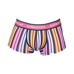 Supawear - Männer Unterwäsche - Herren Boxer - Sprint Trunk Stripes - Rosa - 1 x Größe XL von Supawear